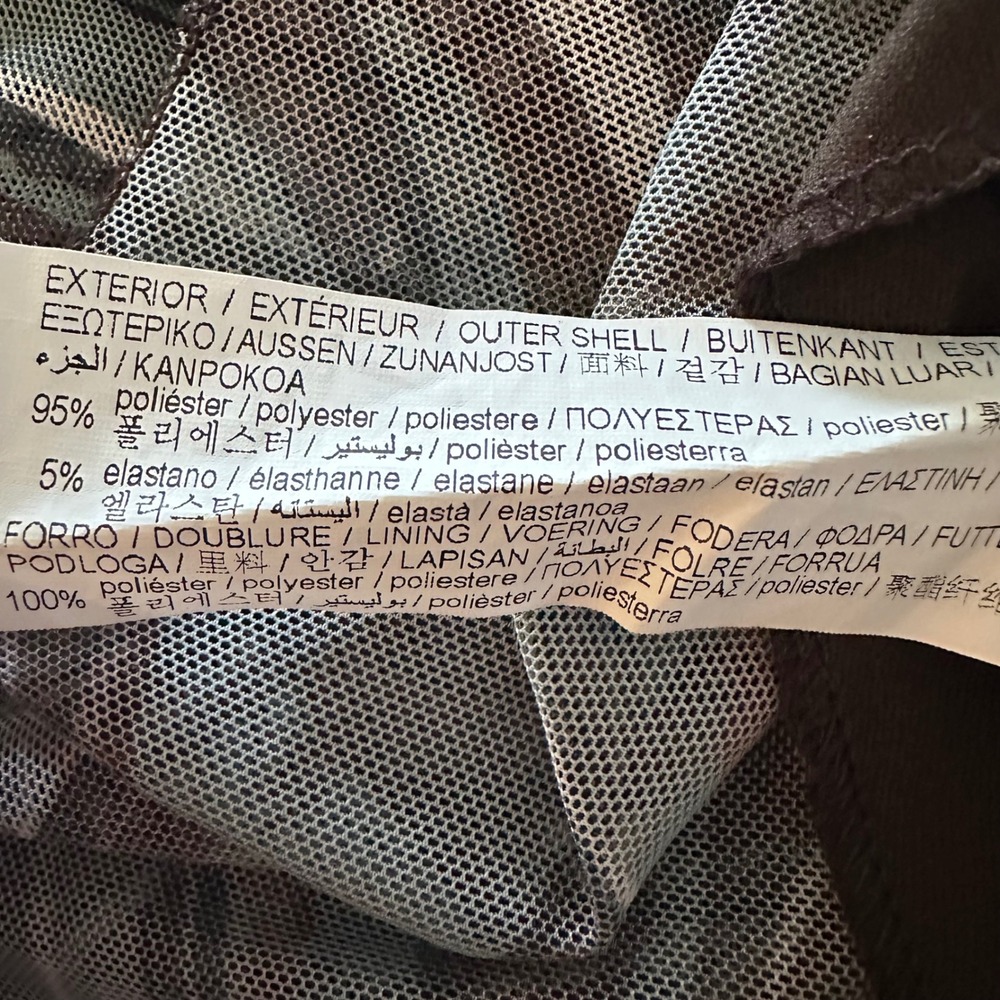 NWOT Pull&Bear Womens Mesh Mini Dress‎ Cowl Neck Retro Grunge Chocolate Brown S - Picture 8 of 8